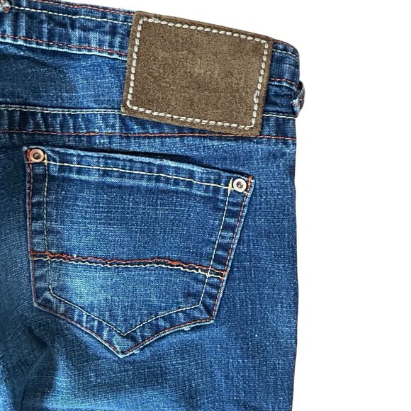 Y2k Von Dutch Levi Low Rider Low Rise Flare Jeans Womens 27 Blue Rocker Vintage - Picture 8 of 15